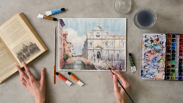 Курс по акварельной живописи 