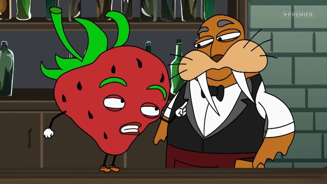 Клубника и Морж