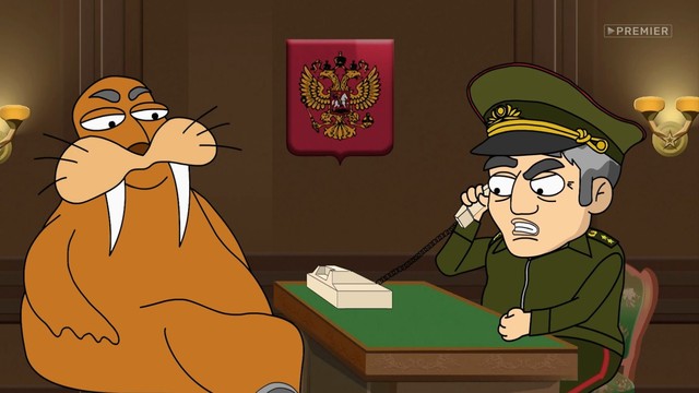 Клубника и Морж