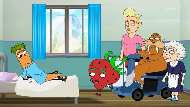 Клубника и Морж