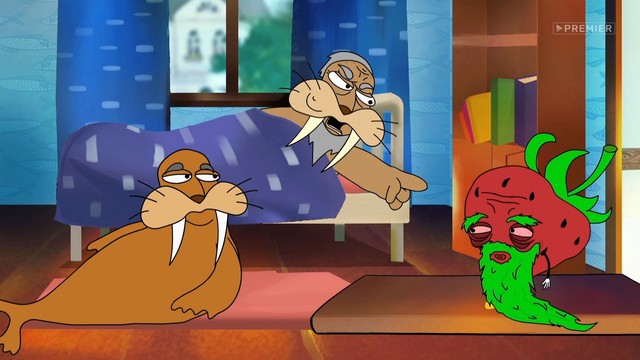 Клубника и Морж