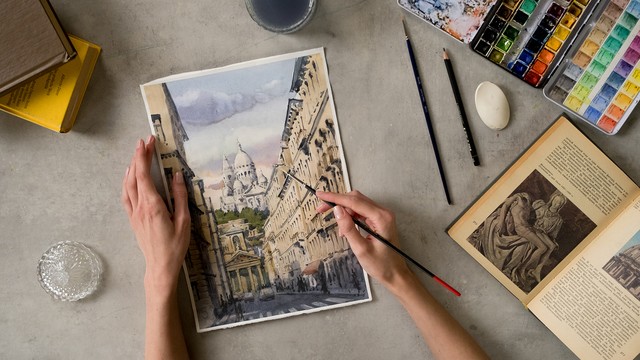 Курс по акварельной живописи 