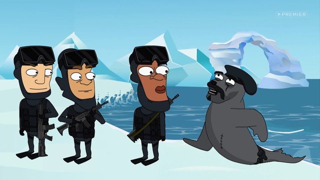 Клубника и Морж