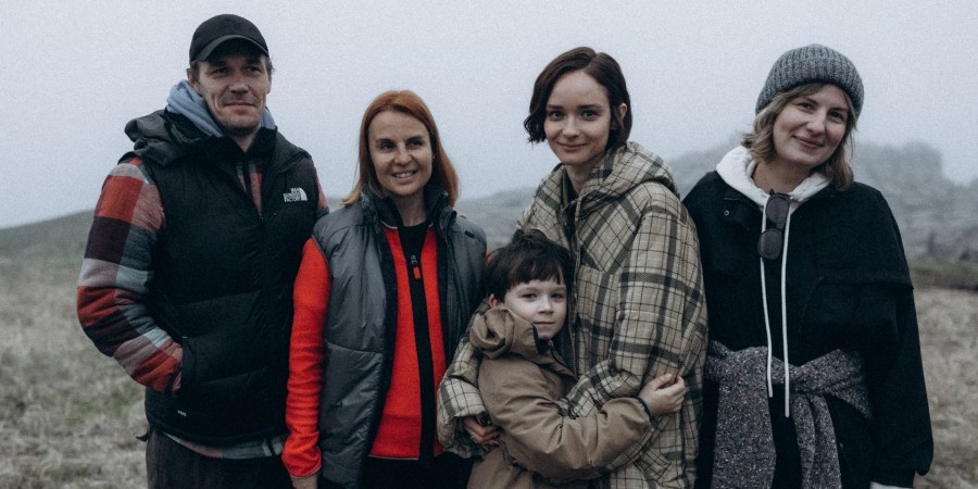 Кадр со съёмок к/ф «Большая земля» Кадр со съёмок к/ф «Большая земля»