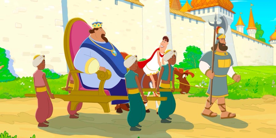 Кадр из м/ф «Три богатыря. Ни дня без подвига 2»