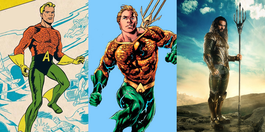 Эволюция образа Аквамена