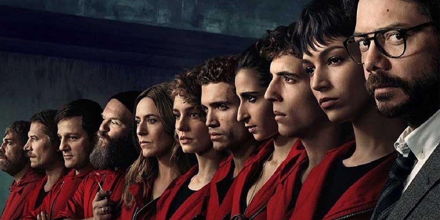 Фрагмент постера сериала «Бумажный дом»