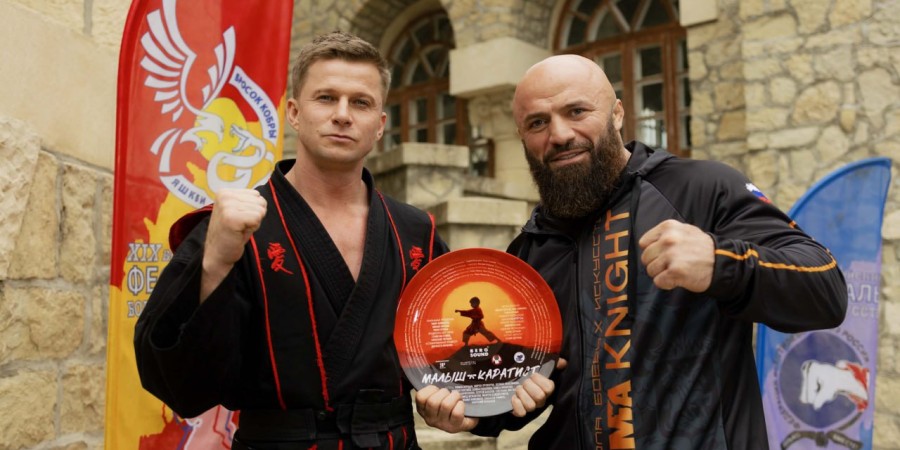 Фото со съёмок к/ф «Малыш-каратист»