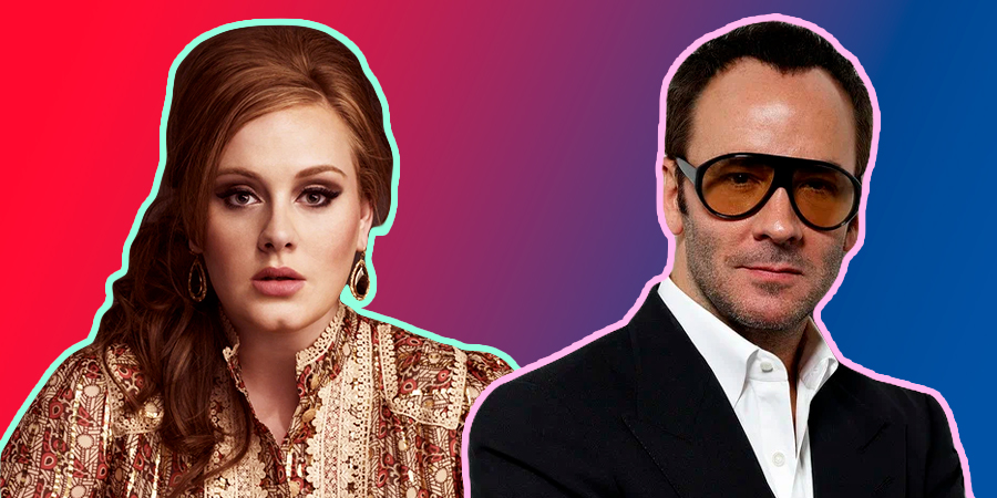 Адель и Том Форд