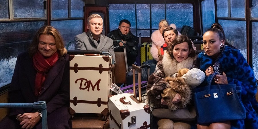 Фото со съёмок фильма «Звёзды в Сибири»