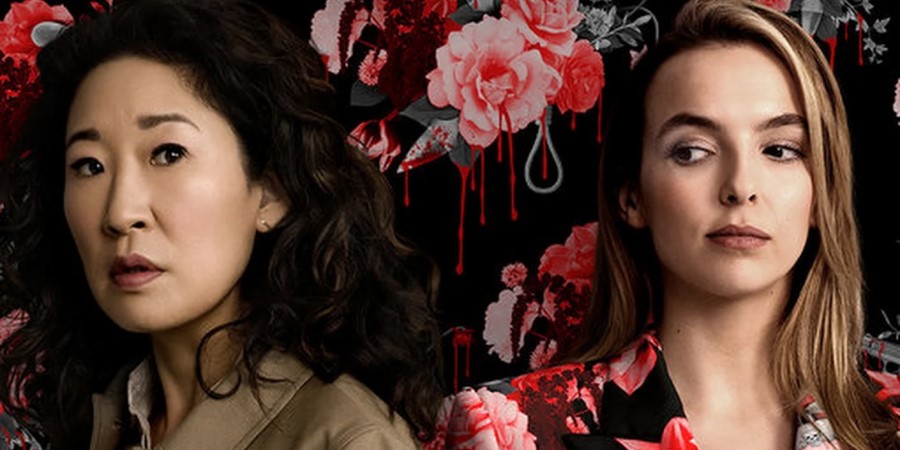 Фрагмент постера сериала «Убивая Еву»