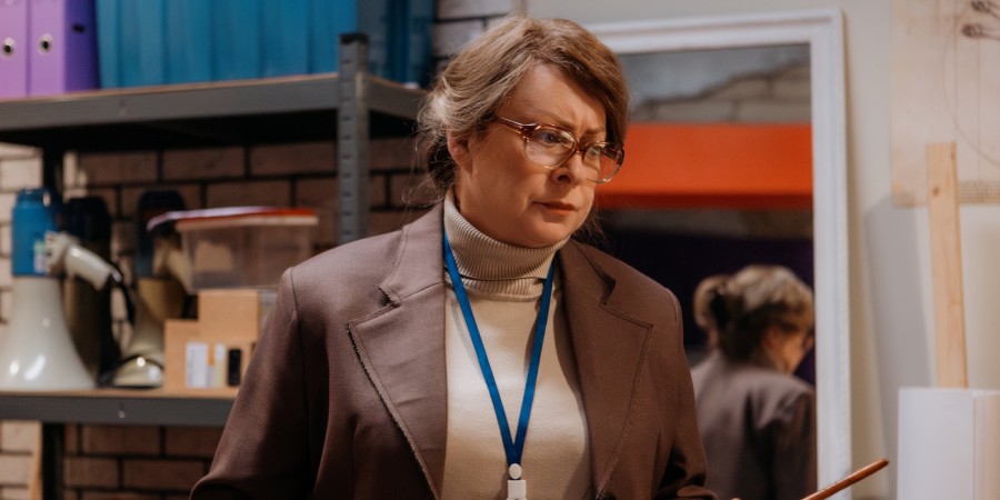 Кадр со съёмок сериала «Олдскул»