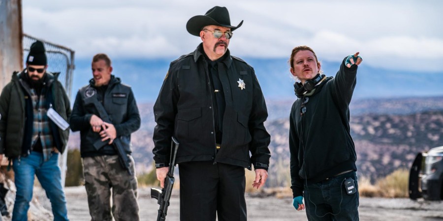 Кадр со съёмок к/ф «Детка на драйве»