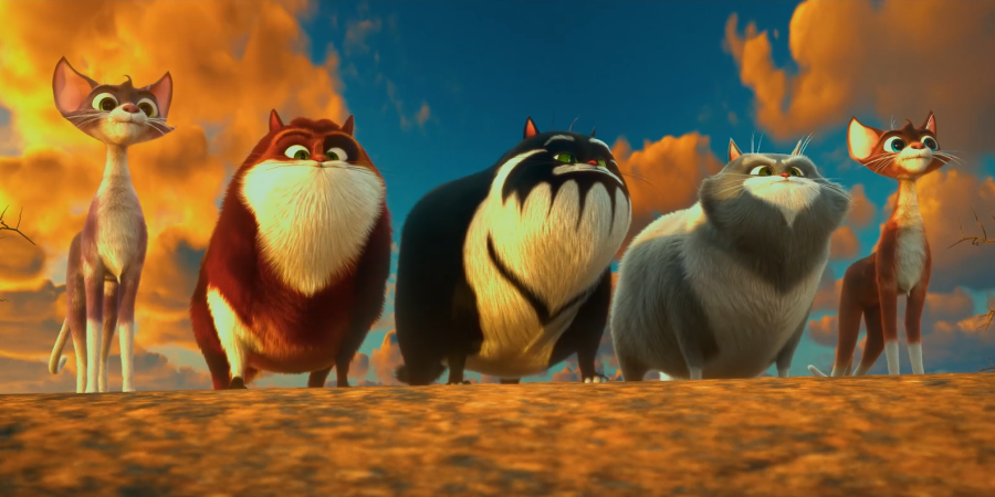 Кадр из к/ф «Коты Эрмитажа 2. Тайна египетского зала»