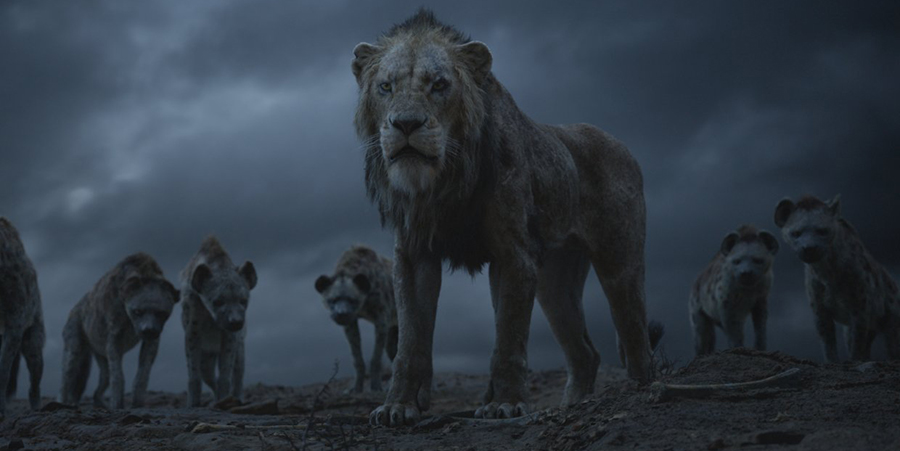 Кадр из к/ф «Король лев»: Шрам и гиены Кадр из к/ф «Король лев»: Шрам и гиены