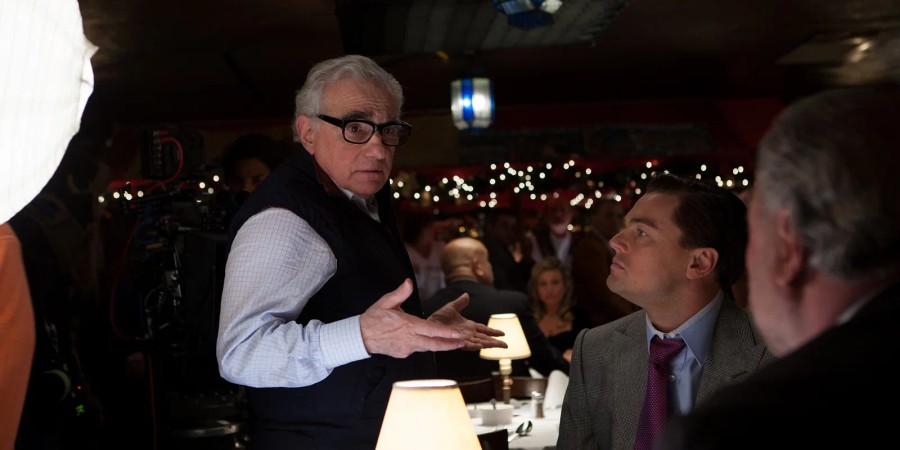 Кадр со съёмок к/ф «Волк с Уолл-стрит»