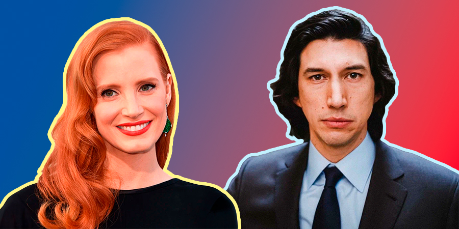 Адам Драйвер и Джессика Честейн