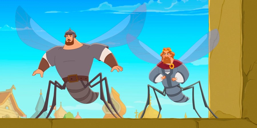 Кадр из м/ф «Три богатыря. Ни дня без подвига 2»