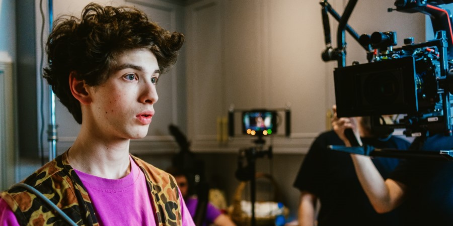 Кадр со съёмок к/ф «Ганди молчал по субботам»