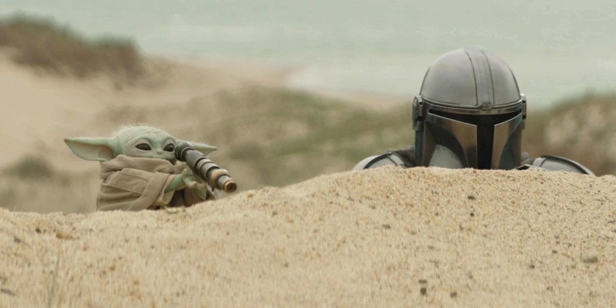 Кадр из к/ф «Мандалорец и Грогу»