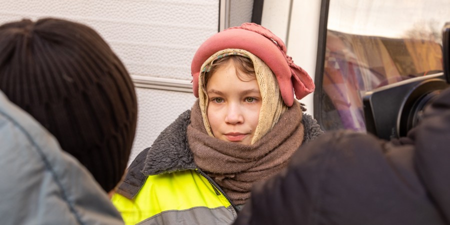 Актриса Агния Воробьёва на съёмках к/ф «На краю детства» Актриса Агния Воробьёва на съёмках к/ф «На краю детства»