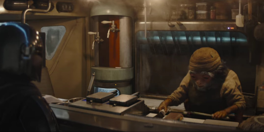 Кадр из к/ф «Мандалорец и Грогу» Кадр из к/ф «Мандалорец и Грогу»