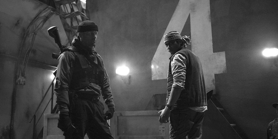 Фото со съёмок боевика «Неудержимые 4» Фото со съёмок боевика «Неудержимые 4»